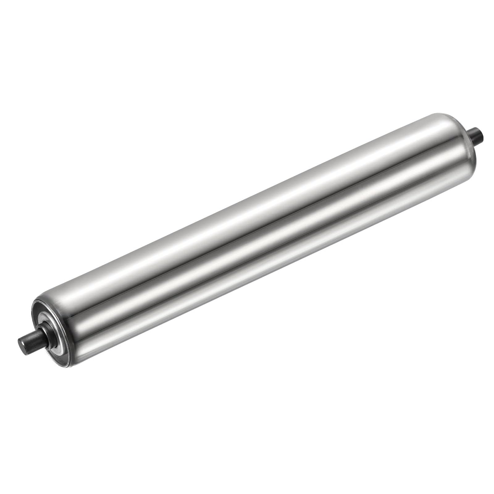 Rouleau convoyeur inox anti-corrosion 1"x17.7" pour système de bande