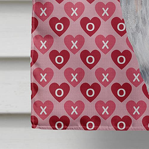 Drapeau Beagle pour maison en toile multicolore grand format style Saint-Valentin