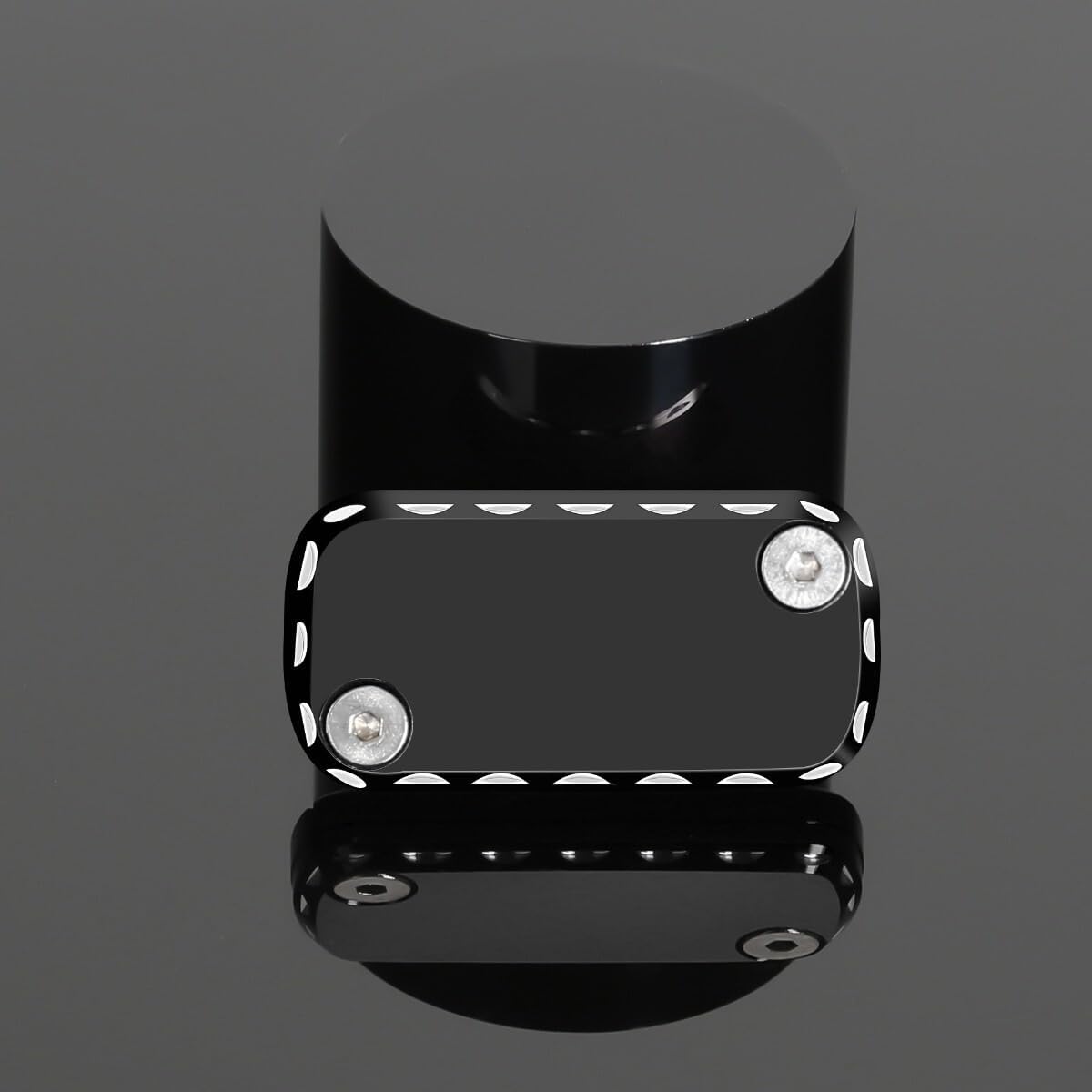 Monkey125 Front Brake Fluid Reservoir Cap Compatible with Monkey 125 CT125 Trail 125 DAX ST125 Motorcycle Accessories Front Brake Oil Tank Lid (Black)