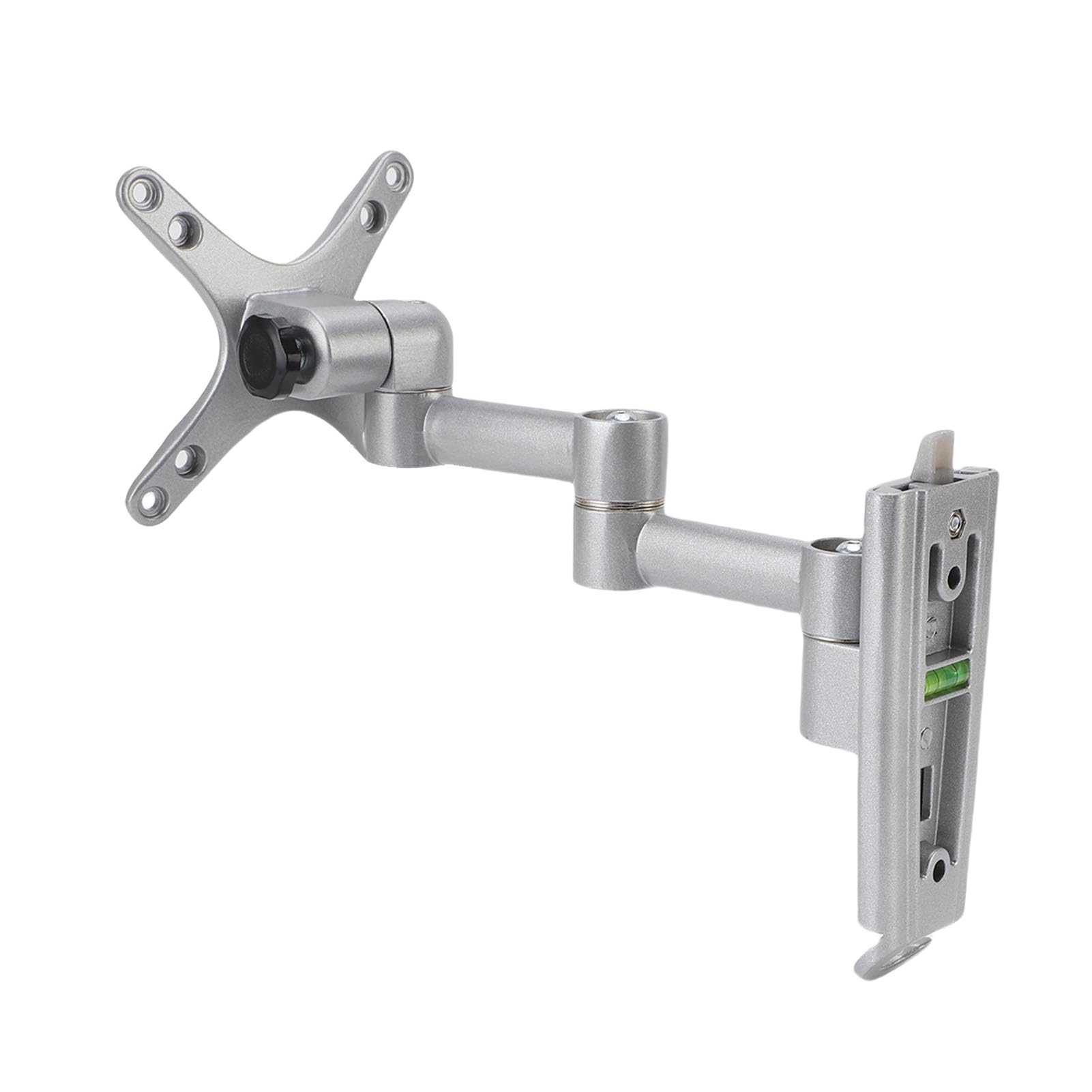 Generic Ramię Wyświetlacza ze Stopu Aluminium Stabilny Telewizor Montowany na ścianie Duży Ekran Full Motion 30 Cali do Domowego Biura w Kolorze Srebrnoszarym