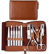 Manicure Set, FAMILIFE Professional Manicure Kit Nail Clippers Set 11 in 1 Stainless Steel Pedicu...