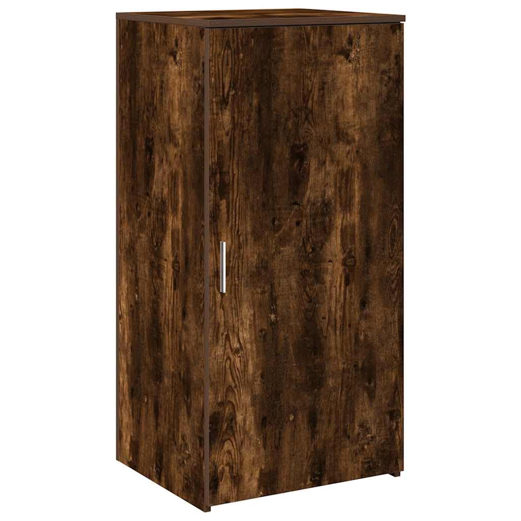 vidaXL Lagerschrank Räuchereiche 50x45x103,5 cm Holzwerkstoff, Schrank, Aktenschrank, Aufbewahrungsschrank, Büroschrank, Schrank für Schreibtisch
