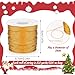 525 Yards Metallic Ornament String Gold Cord Jewelry Thread Colored String for Christmas Tree Ornament Hanging Crafts Making Cord Gift Decoration, Gold, Silver, Red, Green