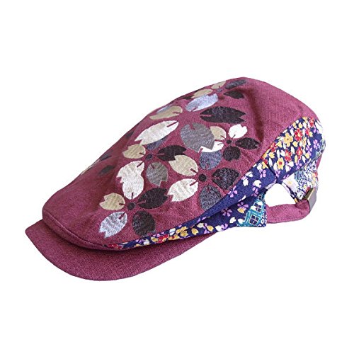MARK&LONA ピンク ハンチング帽子 MARK&LONA - IRON SKULL TRUCKER CAP / ミニパイル生地 アイアン