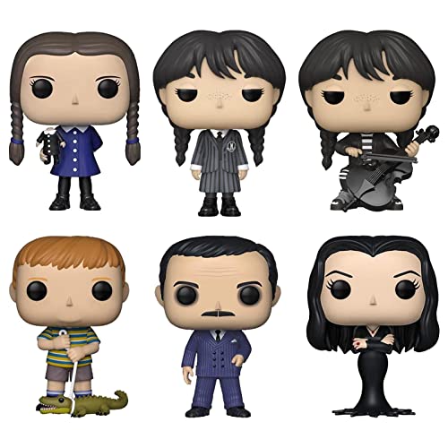 Werakou 6PCS Wednesdays Addams Keychain, Addams Llavero, Llavero 2D Acrílico Addams, Llavero...