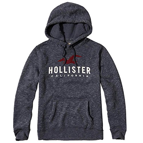 Holllister HCO Men's Pullover Hoodie Sweatshirt, Feel Good Fleece, Logo Graphic, Hollister California