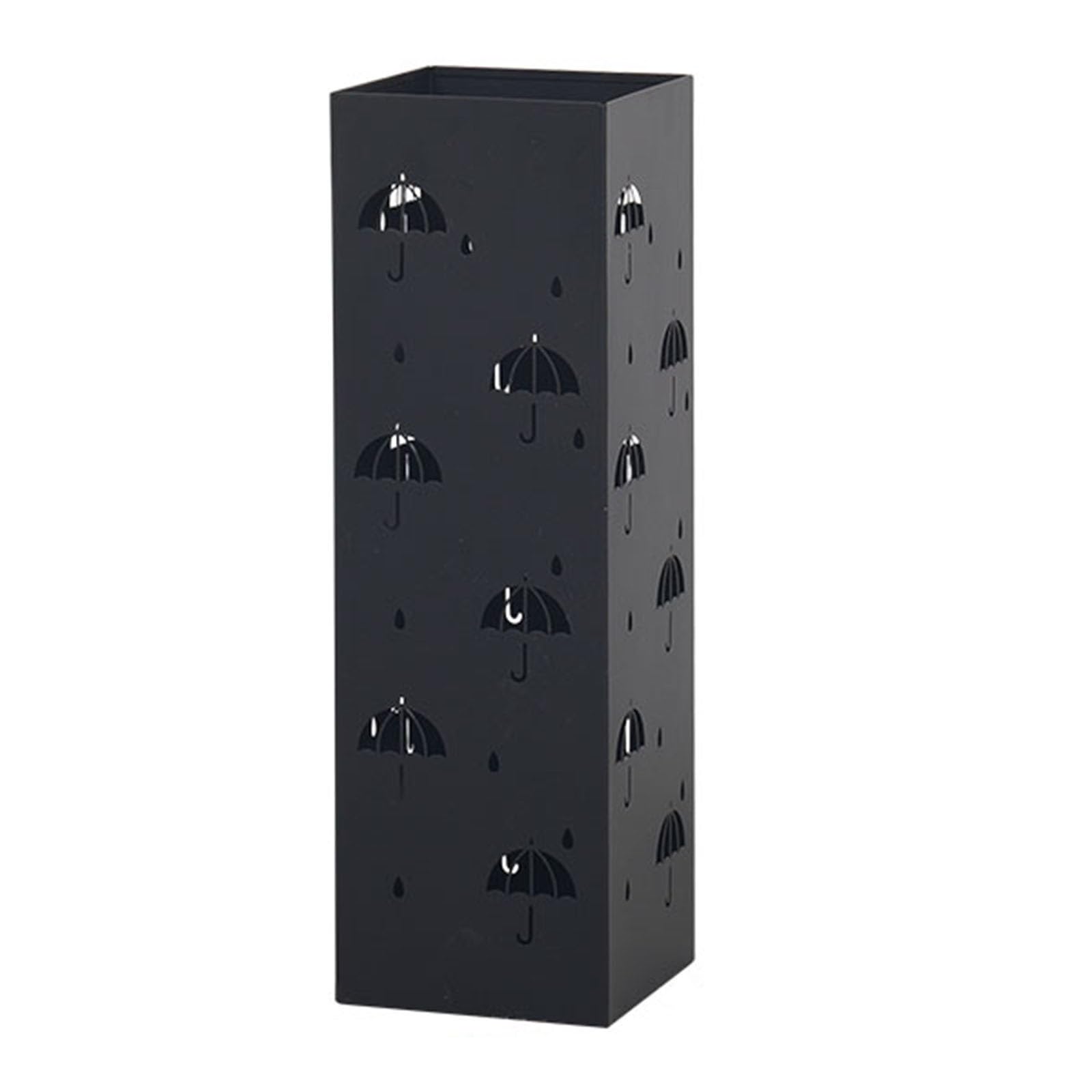 DFGHNBVC Large Capacity Commercial L Holder Stand Rack With Storage Shelf - White Black Indoor Nizer For Entryway, Corridor Entrance - Stylish And Functional,Black