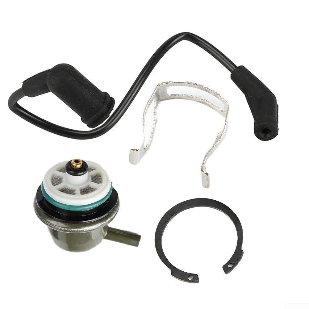 Fuel Injector Pressure Regulator with Vacuum Line for, For GMC, and For Hummer Vehicles (OE Replacements for 4.8L/5.3L/6.0L Engines)