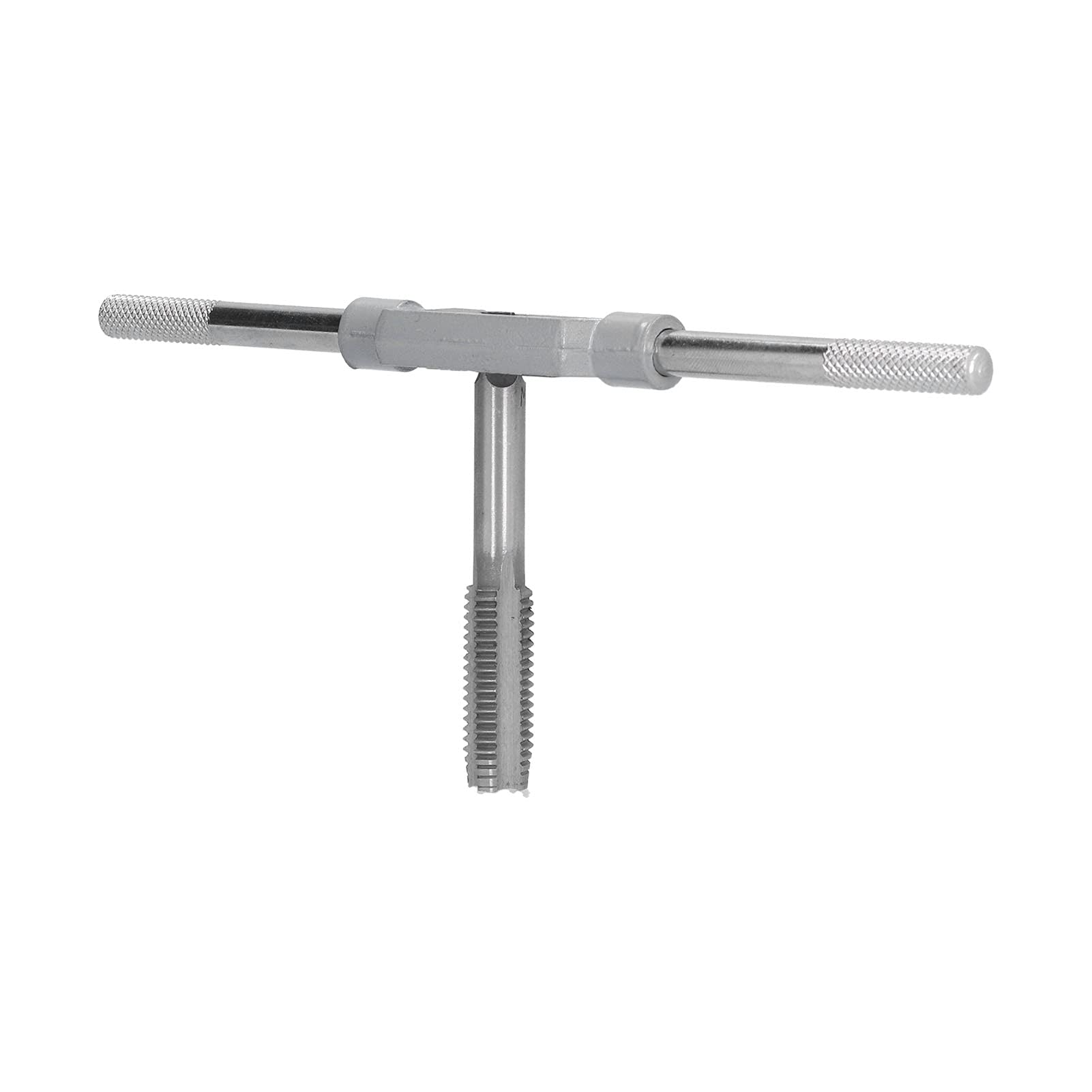 Herramienta de llave de macho de roscar, kit de 11 piezas de macho de roscar métrico de acero con cojinetes, llave escariadora ajustable, juego de matrices métricas para reparaciones de automóviles