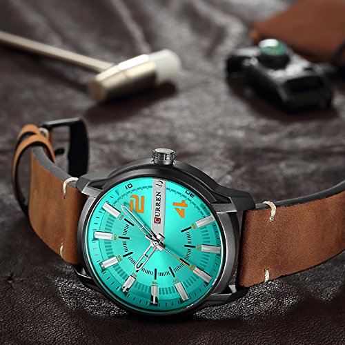 Image of Curren Casual Watch For Men Analog Leather - 8306, strap