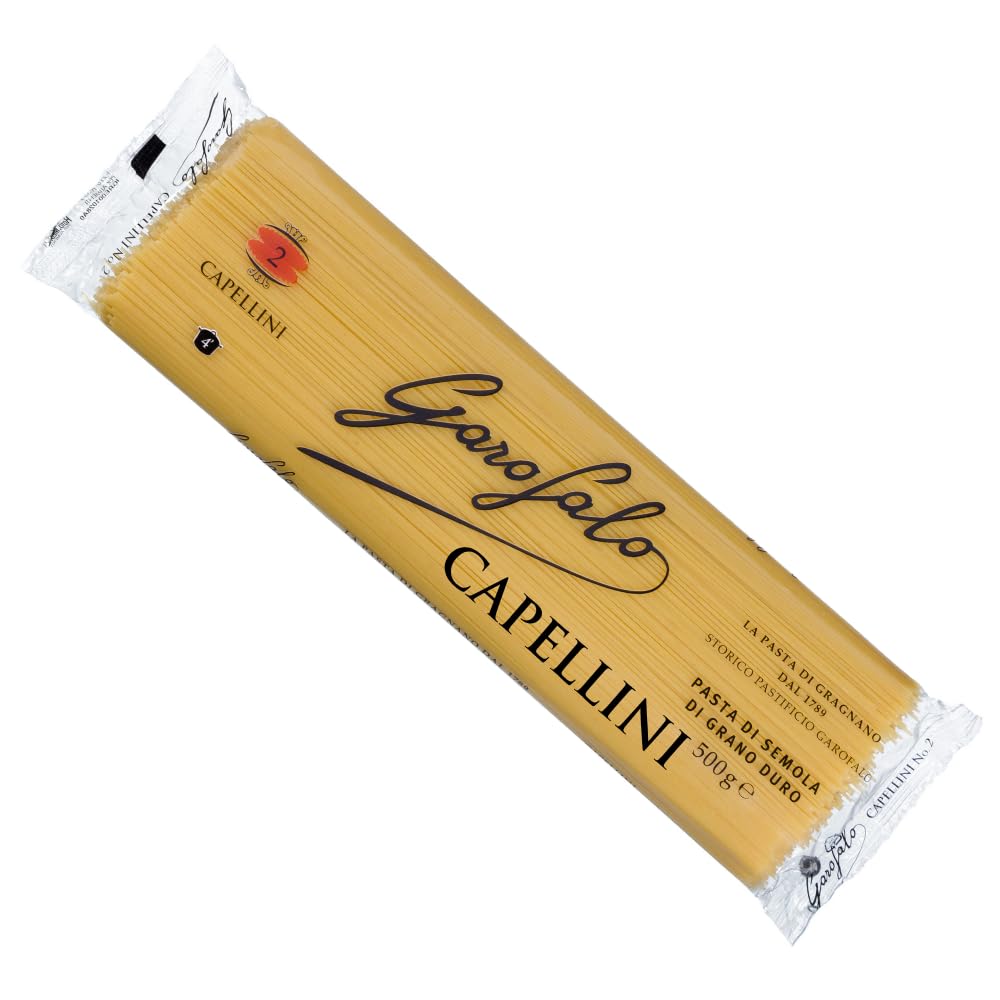 Garofalo Angel Hair Capellini Italian Dried Pasta, 500g (Pack of 1)