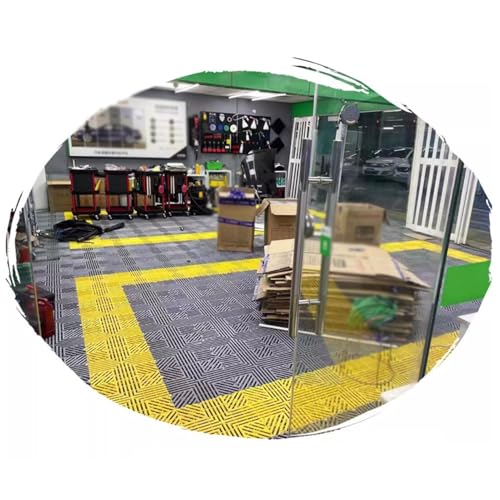 Alfombrillas entrelazadas para lavado de coche y azulejos de plástico para patio 3