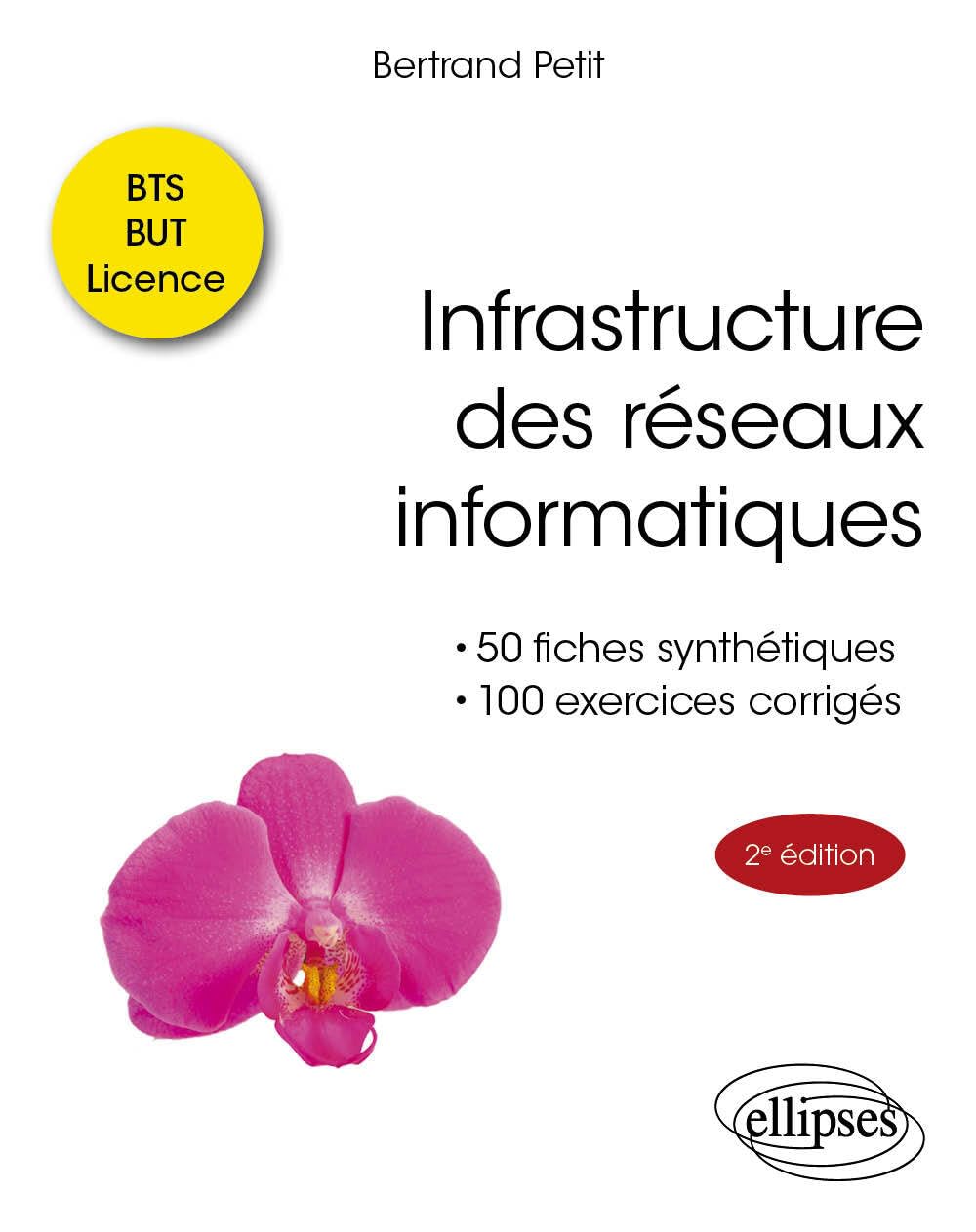 Infrastructure des réseaux informatiques: 50 fiches synthétiques et 100 exercices corrigés BTS-BUT-Licence