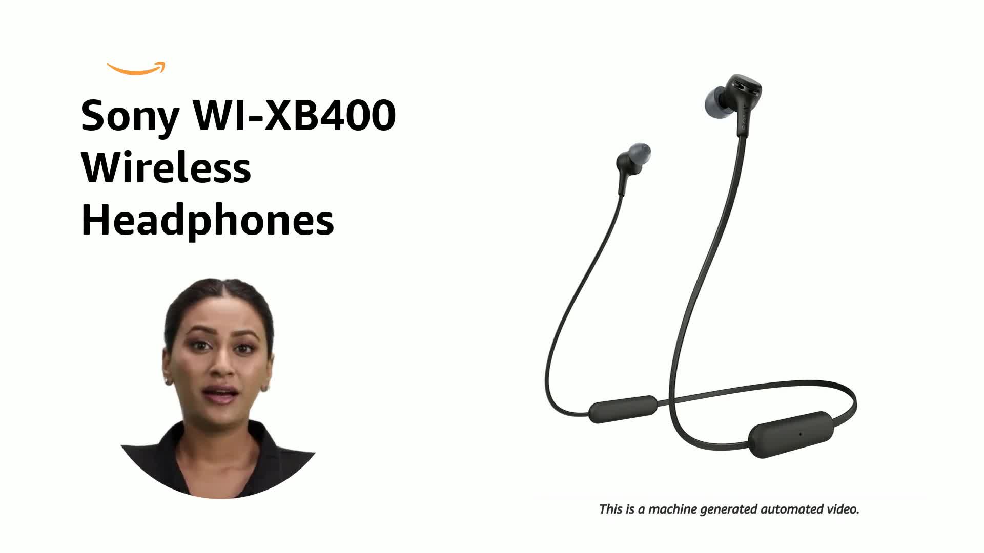 Refurbished) Sony WI-XB400 Wireless In Ear Headphone with Mic