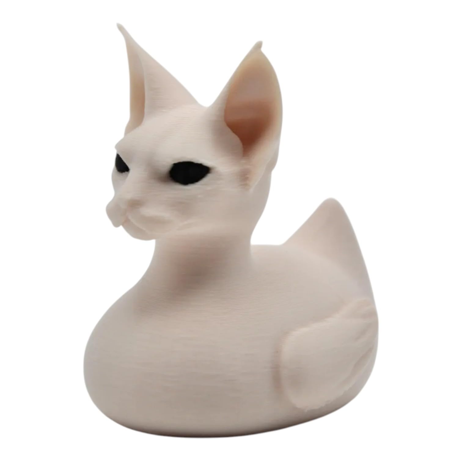 Figura De Gato Sin Pelo Realista De Plástico – Decoración Y Juguete Educativo, 15.5 Cm