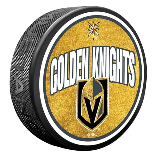 Sports Decor Vegas Golden Knights Puck | Wordmark