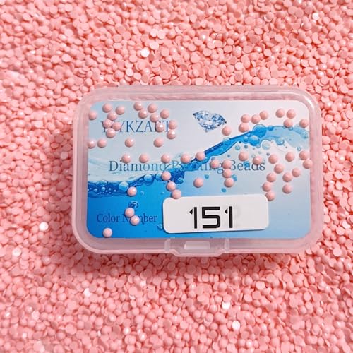 YEYKZART 151 Diamond Painting Replacement Diamonds Drills Beads Drills Gems Round for Diamond Art Missing Color 3500 PCS