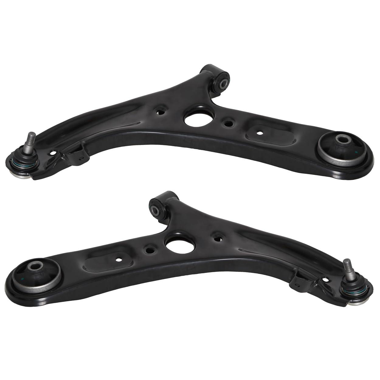 KEYOOG 2Pc Set K622232 K622646 Front Lower Control Arm and Ball Joint Assembly Compatible With 2011-2016 Hy-undai Elantra 4-Door Sedan,2012-2017 Veloster (OE# 545003X000 545013X000)
