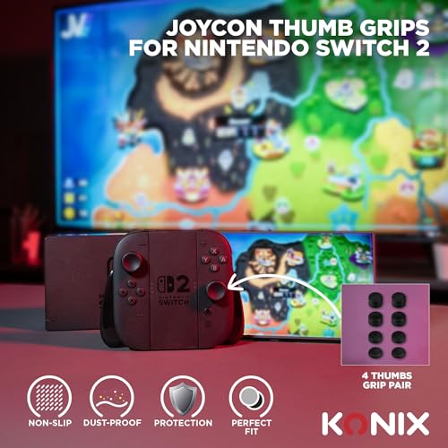 Konix Thumb Grips pour Joy Con Switch 2 x 8 - vue 7