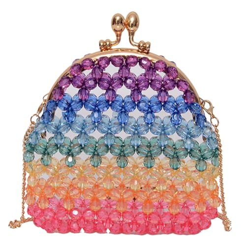 Pochette tendance pour téléphone portable et maquillage SOIMISS en perles