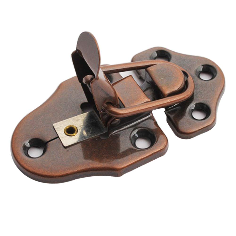 8-Pack Heavy Duty Dining Table Leaf Locks & Connectors - Gold Metal Buckles With Screws For Extending Tables