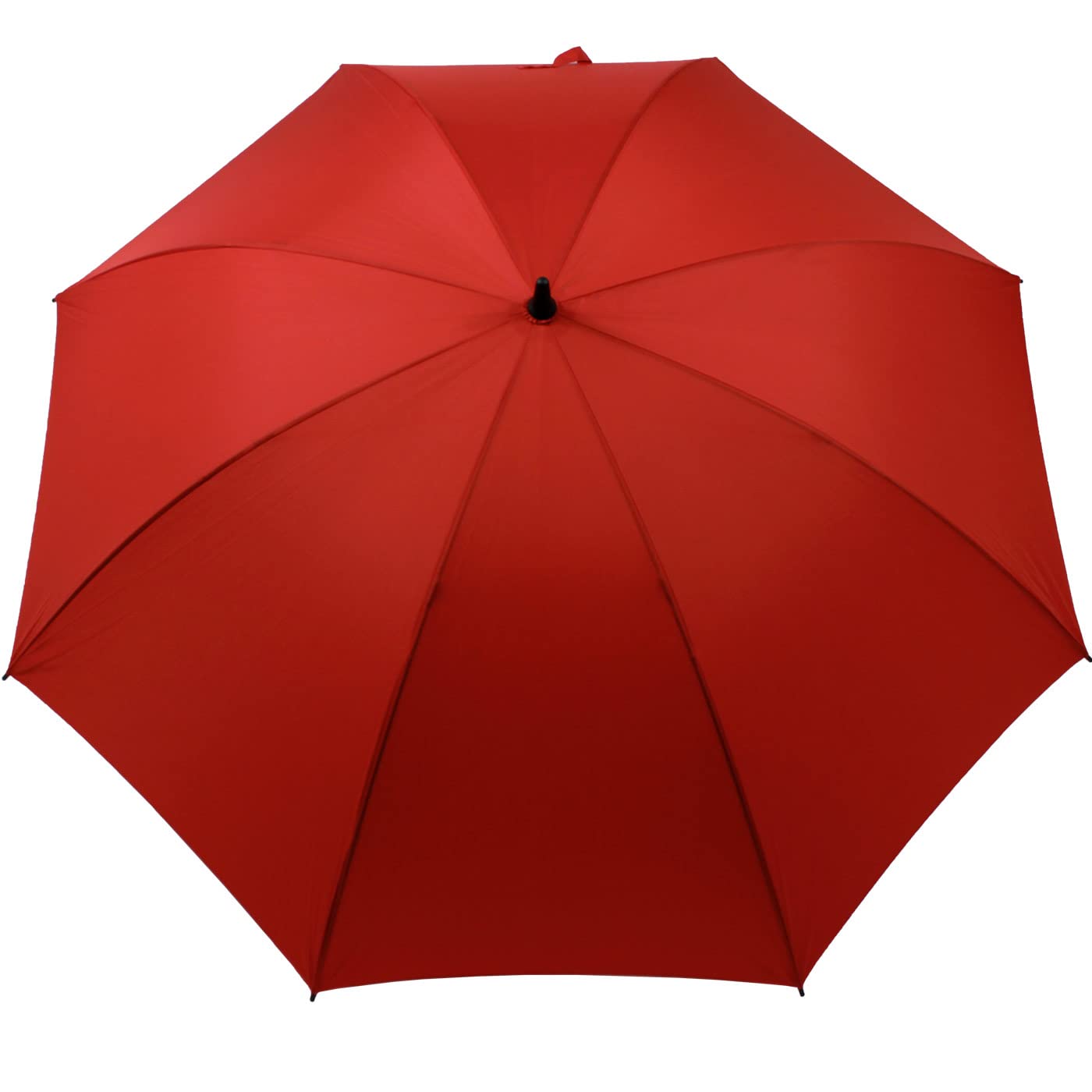 iX-brella Full-Fiber XXL - Paraguas de golf (130 cm, ligero, resistente a las tormentas con mango suave), rojo oscuro, 130 cm