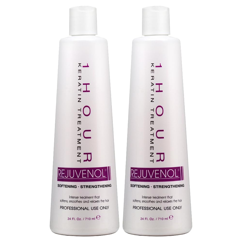 Rejuvenol 1hour Keratin Treatment 24oz (Pack of 2)