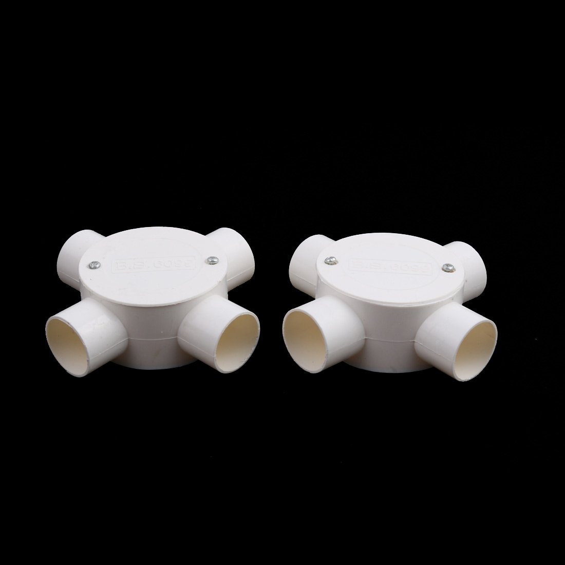 Aexit PVU Electrical Transmission Conduits Box Connector 6pcs 4Branch