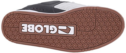 Image of Globe Mens Fusion Skate Shoes, Grey /Charcoal /Red, 14 M US