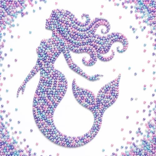 Image of Mermaid Nonpareils Sprinkles,Edible Blue Purple Pink Sprinkle for Cake