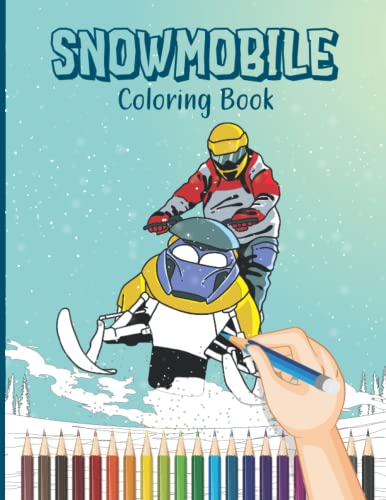  Snowmobile Coloring Books