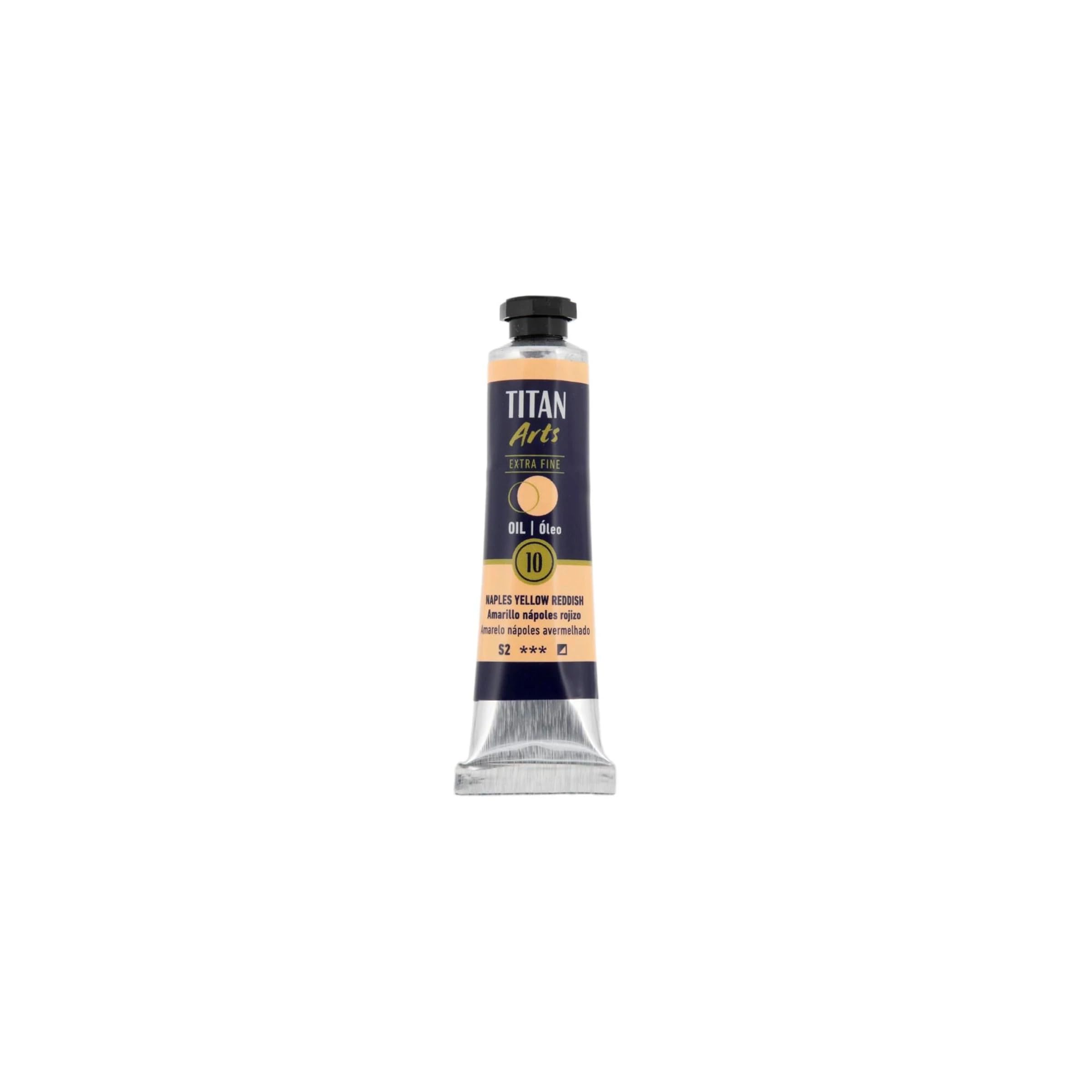 ÓLEO AMARILLO NÁPOLES ROJIZO TITAN Extrafino 6 - 20ml. Nº 10