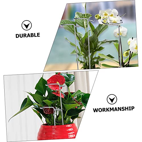 GANAZONO 8pcs Garden Plant Stand Plants Outdoor Tool Stand Cucumber Plant Garden Support Stakes Plant Climbing Pole Flower Stakes Single Stem Plant Support Garden Flower Support Stake Vine - Image 3