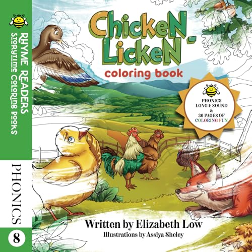 Chicken-Licken Coloring Book (Rhyme Readers: Storytime Coloring Books)