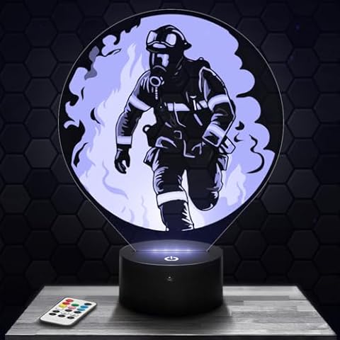 Lampe d'ambiance LED Pompier - Lampephoto.fr Cover