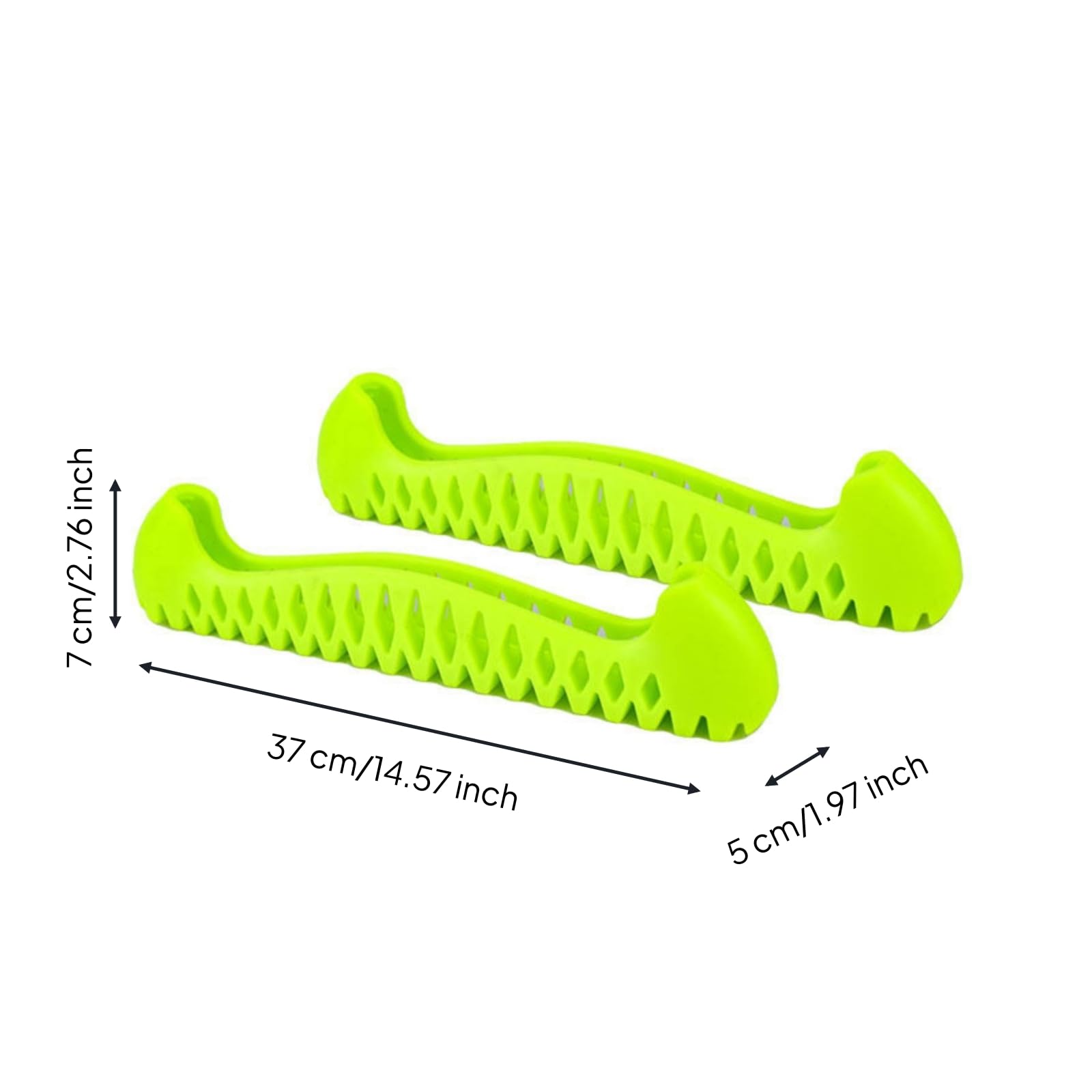 LOVIVER Schlittschuh Schutzüberzug Eiskufenabdeckung TPU Hülle Flexibles Zubehör Zum Schutz für Aufbewahrung Transport Alltag