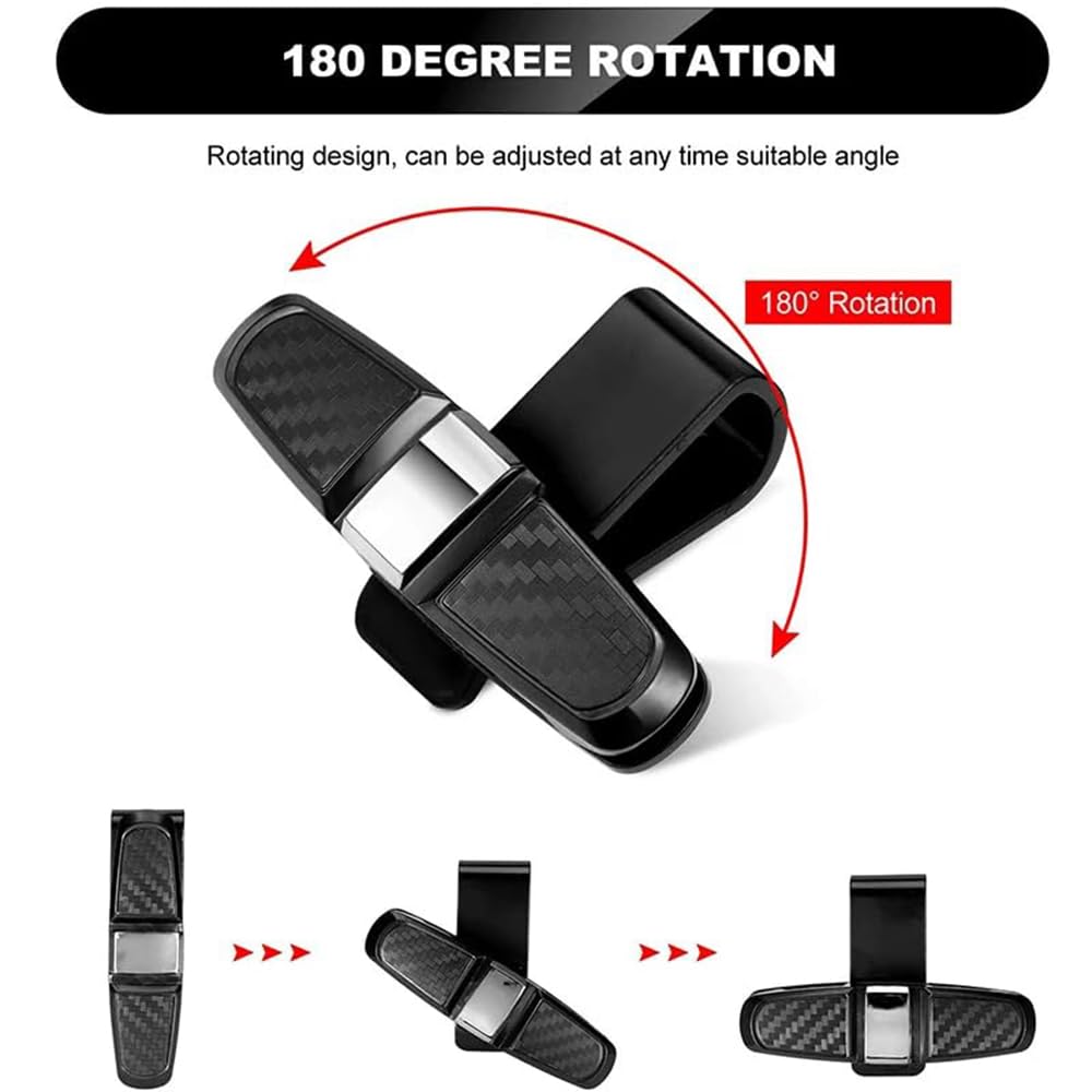 Porte-lunettes Voiture Pour Audi - Clip Pare-soleil, Matériau Souple - Compatible R8, RS, A1 à A8