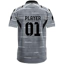 Dika Sports Name and Number Jersey Cricket t-Shirt Short Sleeve Dryfit Tshirt for mencricket Jersey for Men Customized Trackpant - Pack of 2 Black gallery image