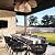 PURPLE LEAF 7 Pieces Outdoor Dining Set All Weather Wicker Patio Dining Set with Rectangular Aluminum Table and Modern Armrest Dining Chairs for Garden Deck Backyard Kitchen, Grey