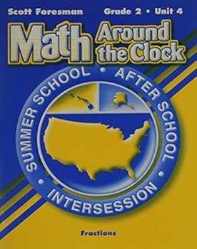 Paperback Scott Foresman Math 2003 Summer School Workbook Grade 2 Unit 4 Fractions Book