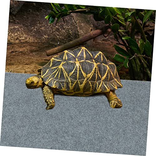 VANZACK Alfombra para Reptiles Bearded Dragon 100x50cm Gris miniatura 2