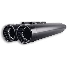 4&rdquo; Black Slip On Mufflers for Harley Touring 2017-2023 Road King, Steet Glide,Road Glide,Electra Glide Baggers,Triple Steps Mufflers, 18BB