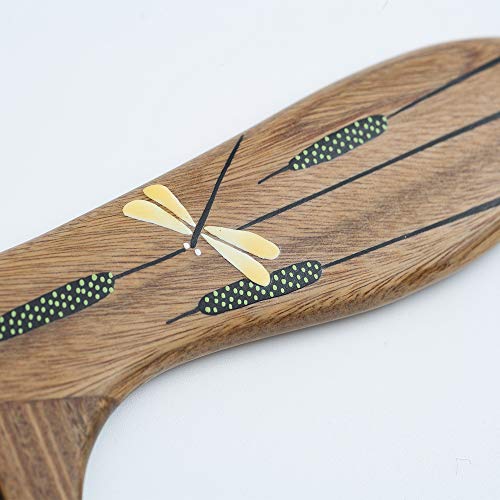 Peigne en bois Tanjiang antistatique sculpté avec étui haut de gamme - 2