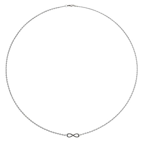 Town Of Trinkets Silver Bikini Belly Body Waist Layer Link Chain with Infinity Charm