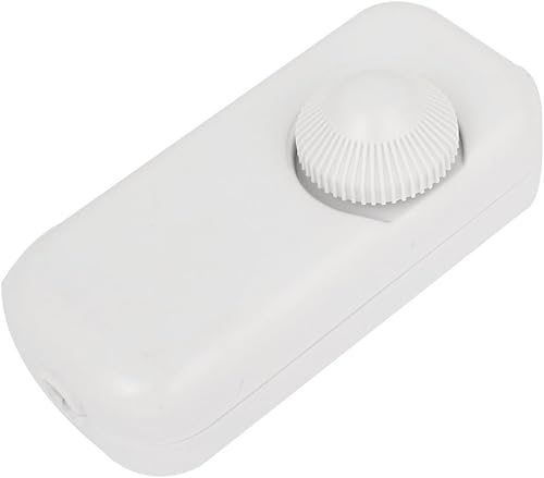 IIVVERR AC230V 40W-200W Lámpara de mesa de escritorio ajustable regulable, interruptor de atenuación blanco (AC230V 40W-200W Lámpara de mesa