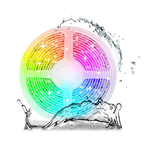 Arotelicht Arote 24V 5M LED Strip RGBWW IP65 waterdicht 5050 SMD RGB + warm wit 4 in 1 LED strip 300 LEDs lichtstrip lichtstrip decoratieve verlichting traplicht, 60 leds/m, 5 m