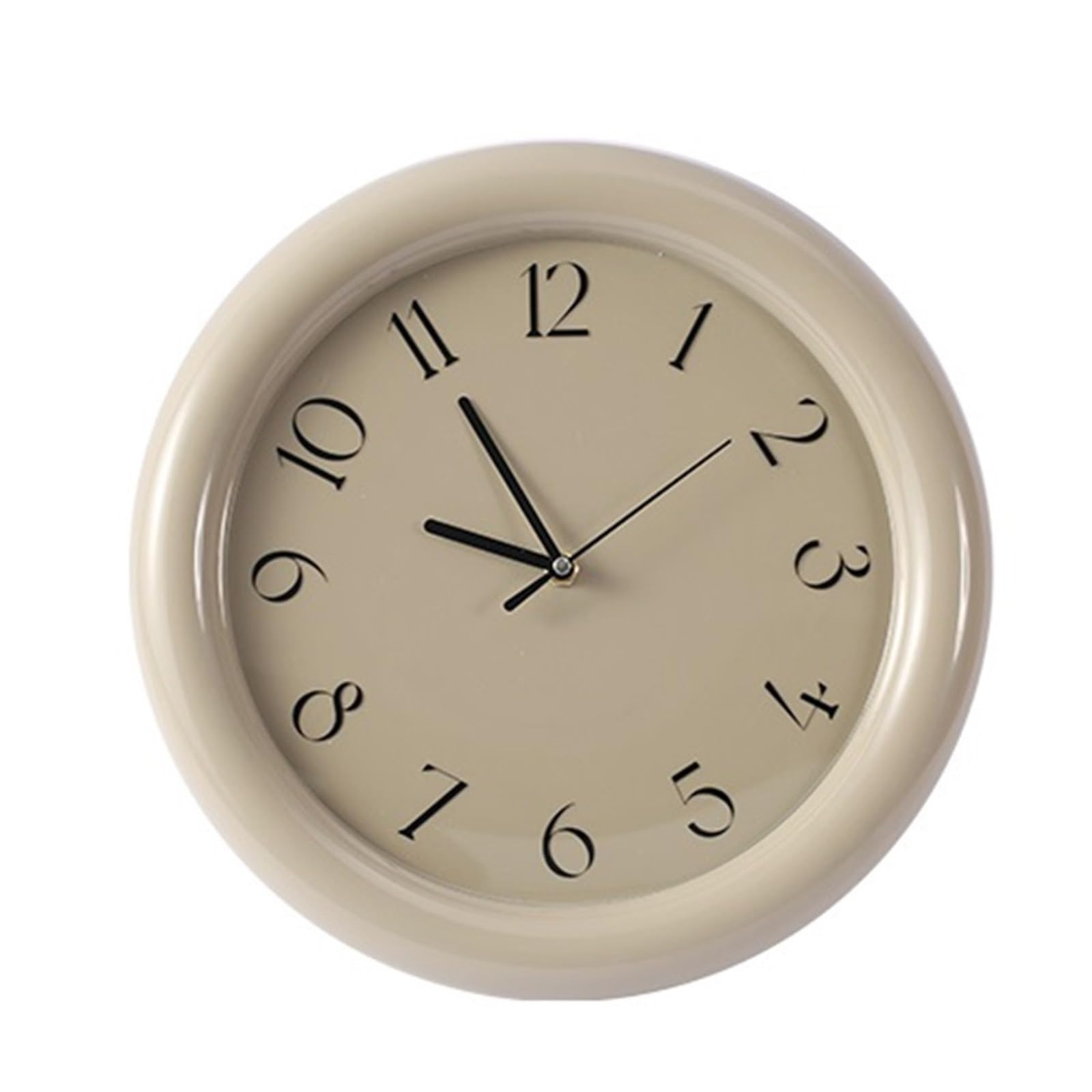 J9V4G6S3B5 Analogue Wall Clock Nordic Wall Clock Fashion Simplicity Hanging Silent Home Use easy matching for Room Decoration(Bruin)