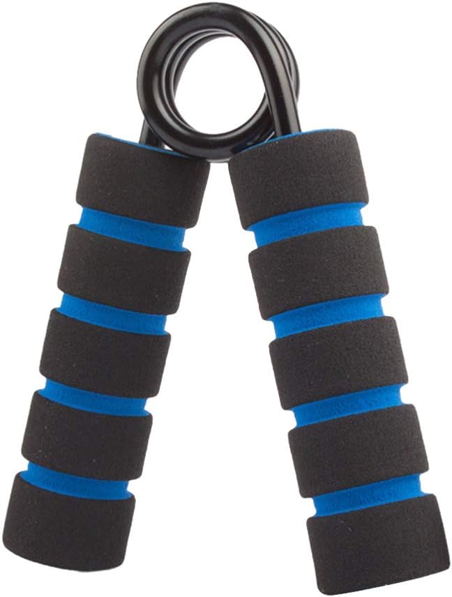 50LB Hand Grip Strengthener Foam Handle Aluminum Rod Hand Exerciser Non Slip Finger Gripper Trainer for Athletes Fitness Home Gym Random Color