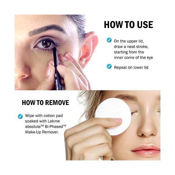 Eyeconic Kajal Twin Pack – 2 PCS Multipurpose Makeup Sponge – Waterproof and Long Lasting Up to 24 Hours Eyeconic Kajal…