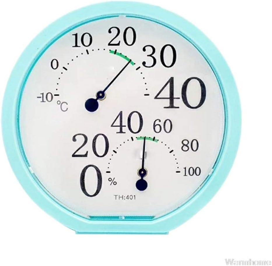Wall Hang Temperature Humidity Monitor Indoor Outdoor Thermometer Hygrometer No Battery Required Hanging & Stand